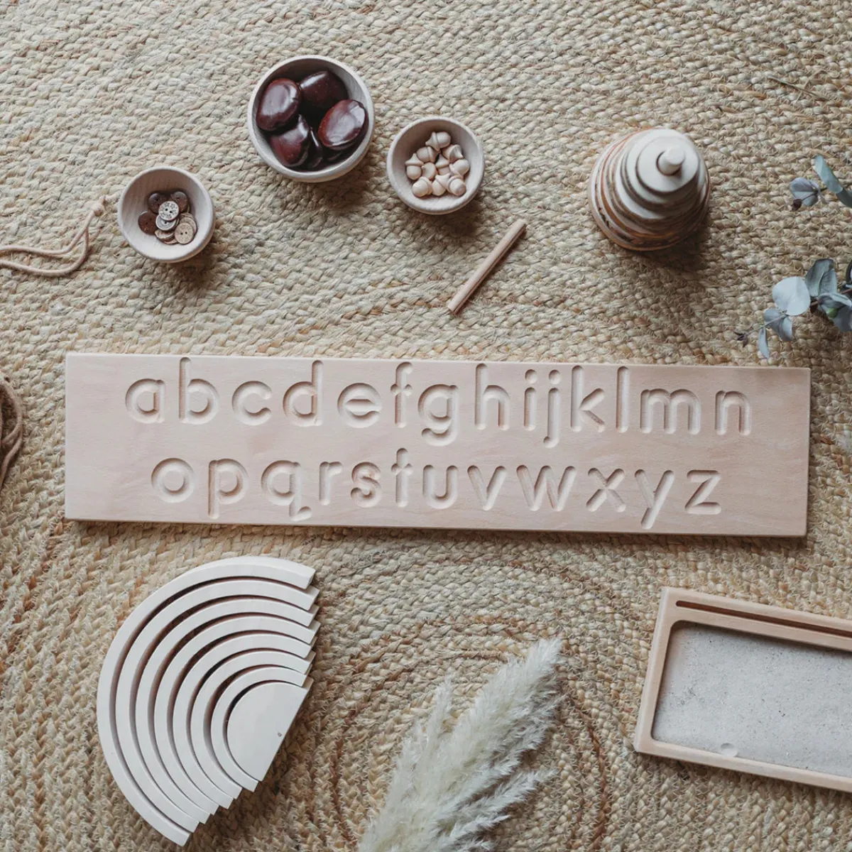 The Little Coach House Taal & Communicatie | Motoriek*Alfabet overtrekbord