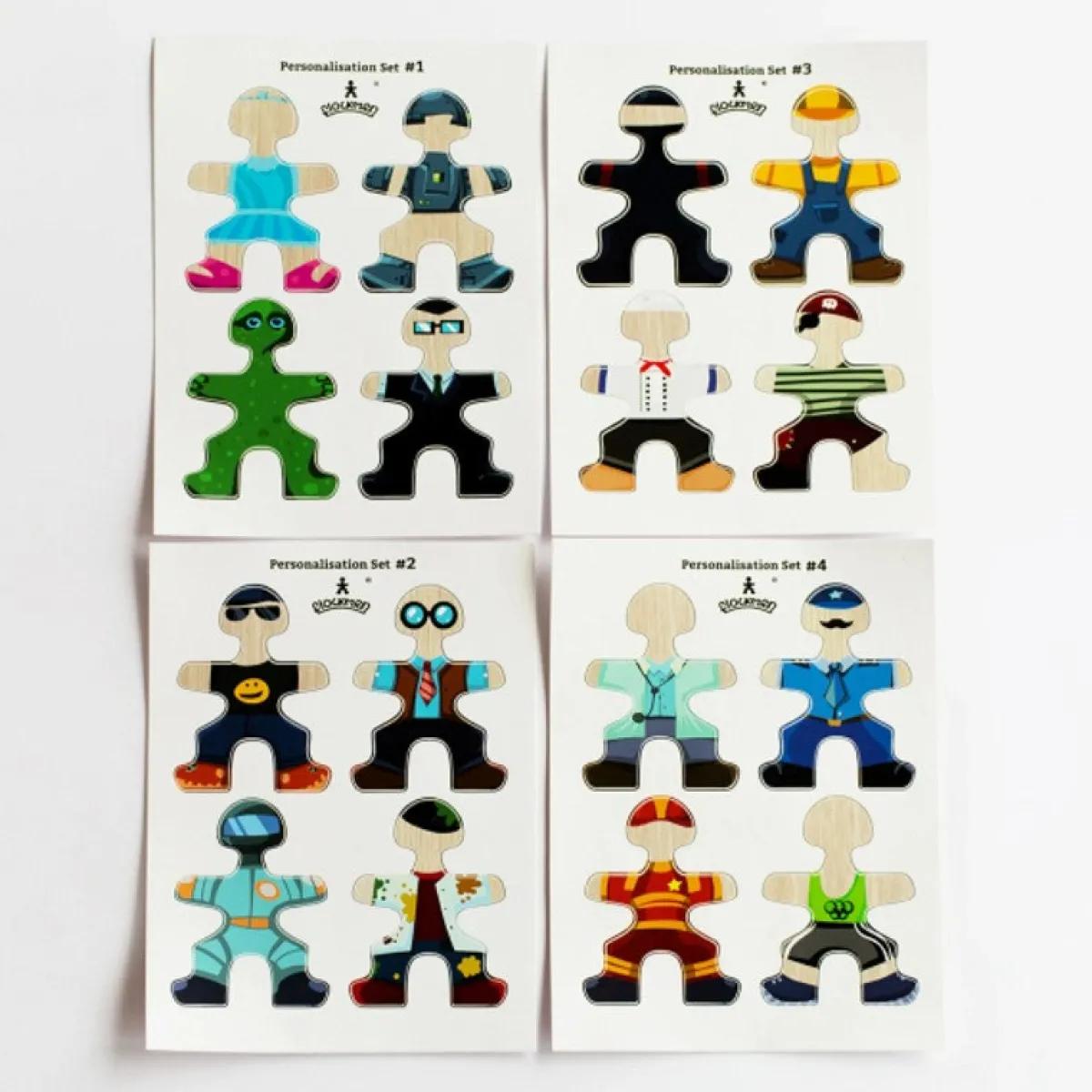 flockmen__creatieve_stick_2.webp Flockmen Motoriek | Creativiteit & Fantasie*- creatieve sticker set personages - 16