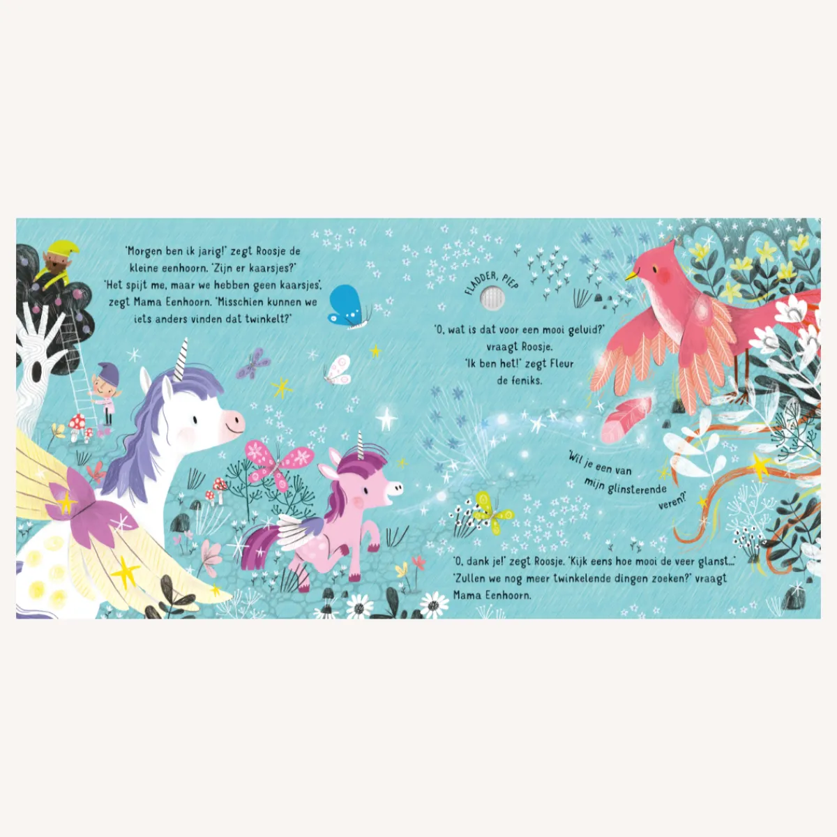 Usborne uitgeverij Taal & Communicatie | Concentratie & Geheugen*Geluidenboek - Lichtjes & Geluiden - Eenhoorns