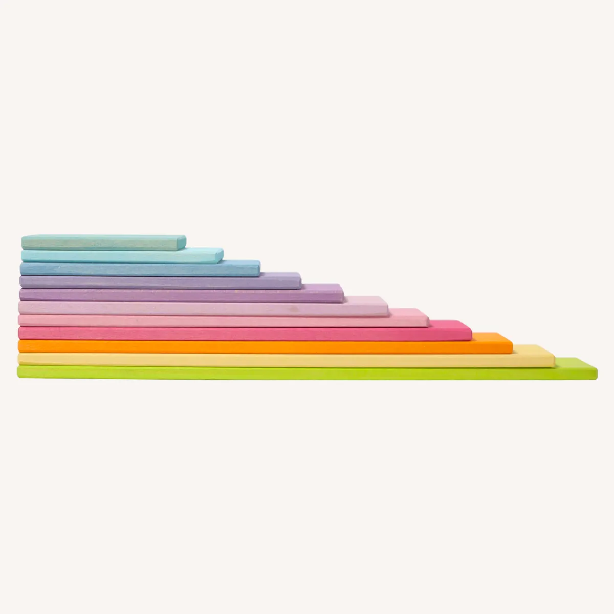 Grimm's Ruimtelijk Inzicht | Creativiteit & Fantasie*Houten Bouwplanken - Pastel