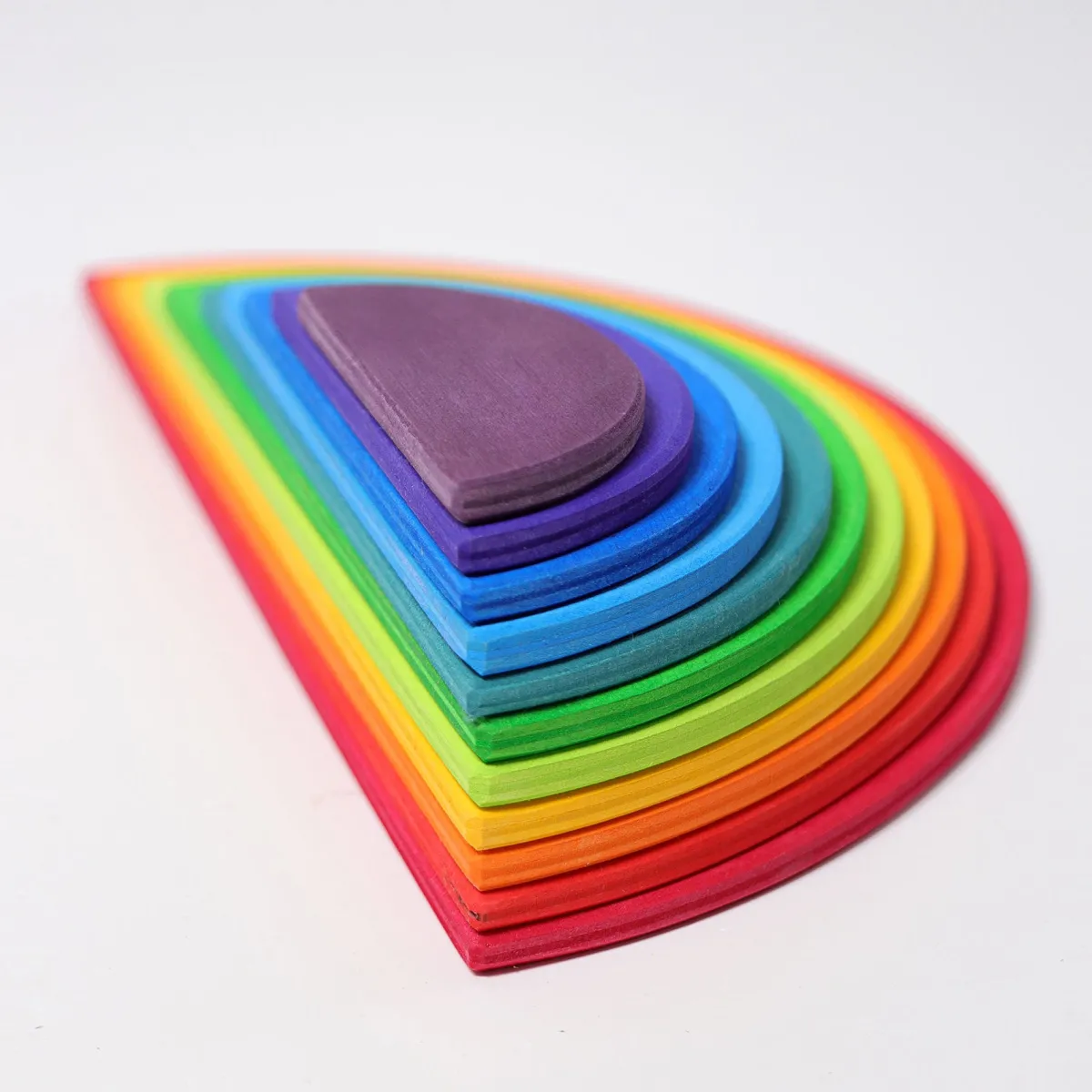 Grimm's Ruimtelijk Inzicht | Motoriek*Houten halve cirkels - Regenboog