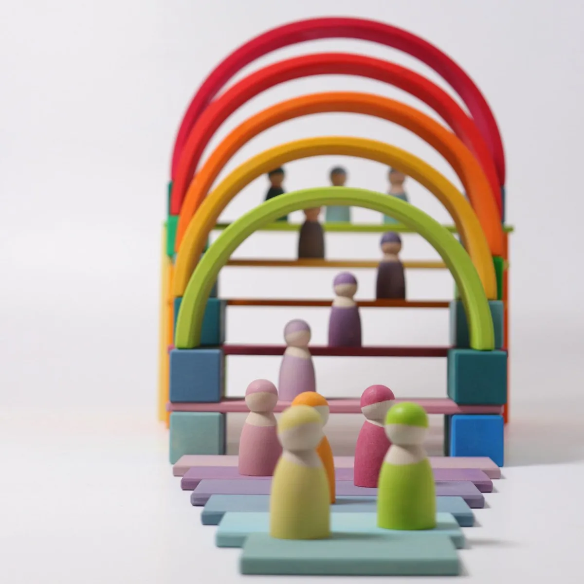 houten_regenboog_vriendje_2.webp Grimm's Motoriek | Creativiteit & Fantasie*Houten regenboog vriendjes - pastel
