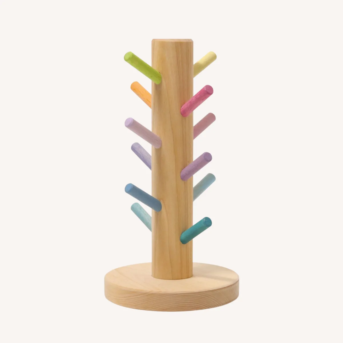 Grimm's Ruimtelijk Inzicht | Motoriek*Houten sorteerboom - pastel