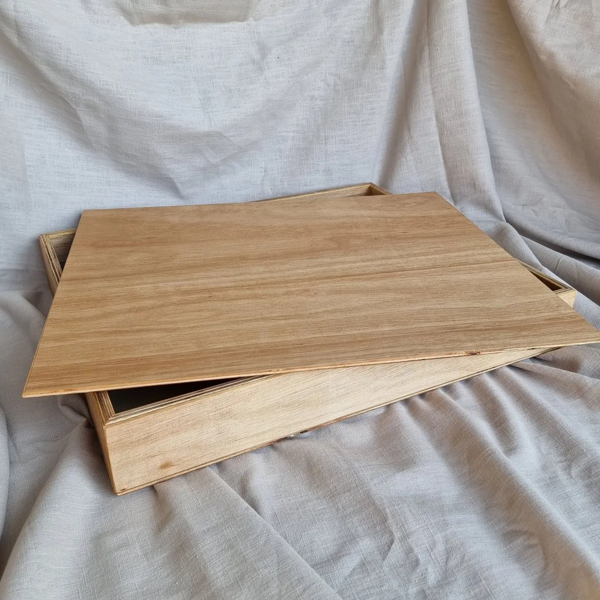 Grennn Zintuigen | Creativiteit & Fantasie*Houten speelbak - afsluitdeksel 40x50cm