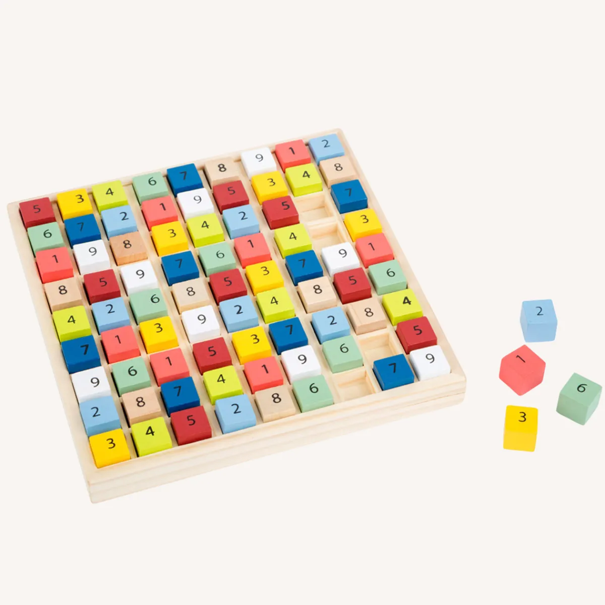 Small foot 5 Jaar | Logica & Rekenvaardigheid*Houten sudoku spel
