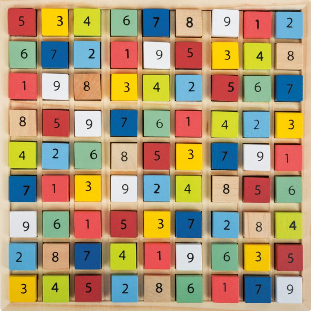 Small foot 5 Jaar | Logica & Rekenvaardigheid*Houten sudoku spel