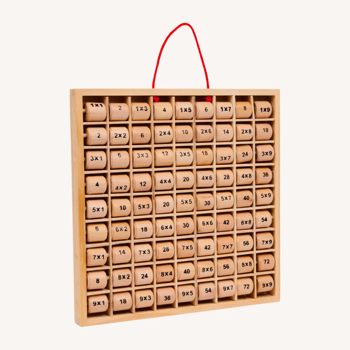 Small foot Logica & Rekenvaardigheid | 5 Jaar*Houten vermenigvuldigingsbord