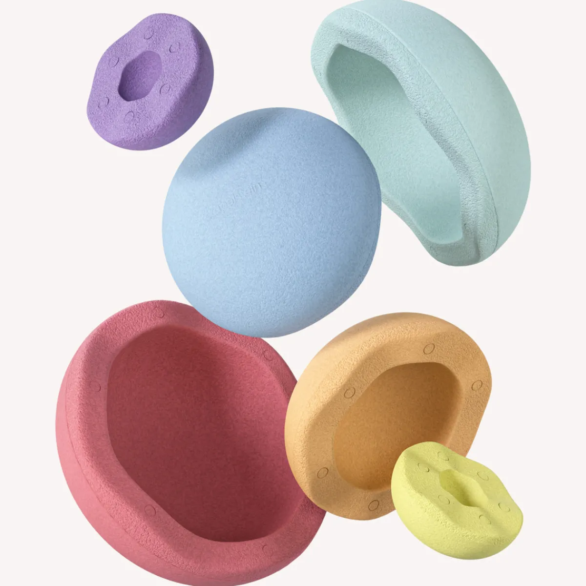 Stapelstein Motoriek | Creativiteit & Fantasie*Inside - rainbow pastel - 6