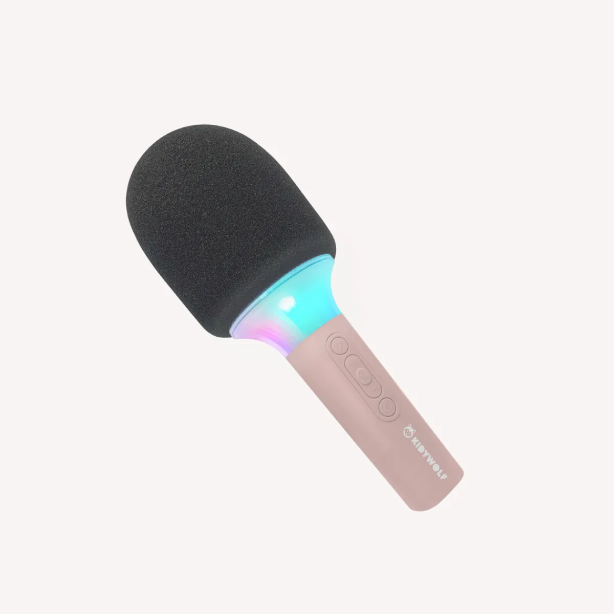Kidywolf Zintuigen | Taal & Communicatie*Kidymic bluetooth LED microfoon - roze