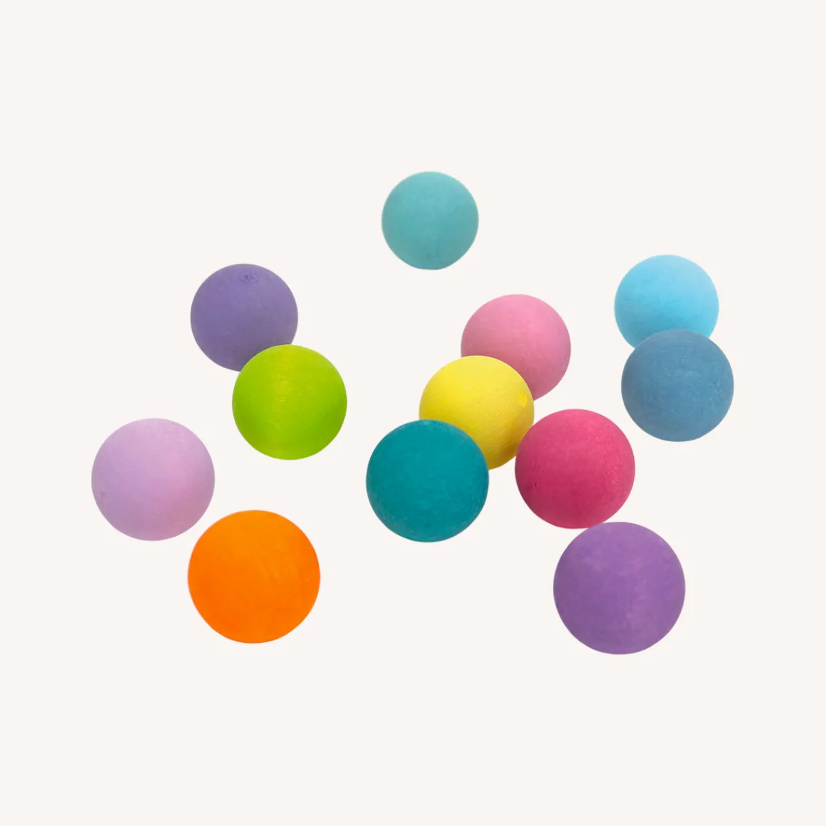 Grimm's Motoriek | Creativiteit & Fantasie*Kleine houten Ballen - Pastel