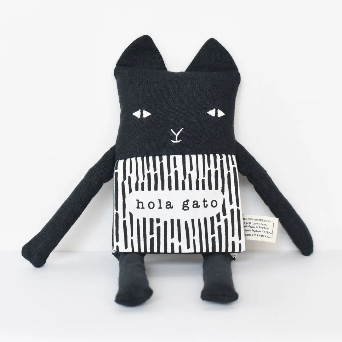 Wee Gallery Zintuigen | Emoties & Sociaal Gedrag*Knuffel kat - Flippy Friend