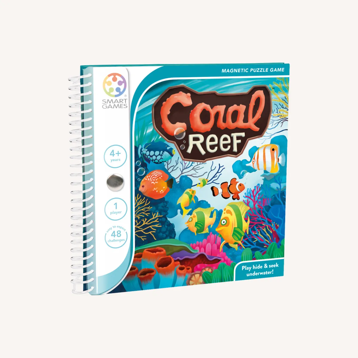 SmartGames Ruimtelijk Inzicht | Logica & Rekenvaardigheid*Magnetisch reisspel - Coral Reef