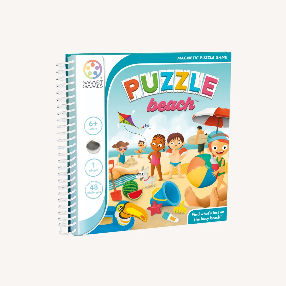 SmartGames Ruimtelijk Inzicht | Logica & Rekenvaardigheid*Magnetisch reisspel - Puzzle Beach