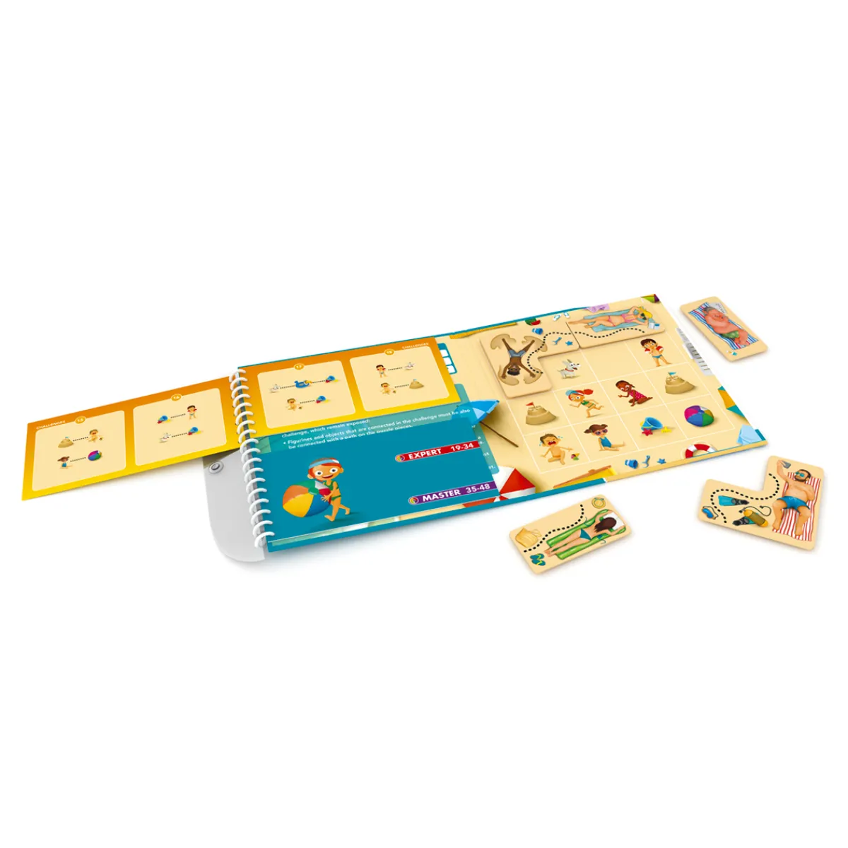 SmartGames Ruimtelijk Inzicht | Logica & Rekenvaardigheid*Magnetisch reisspel - Puzzle Beach