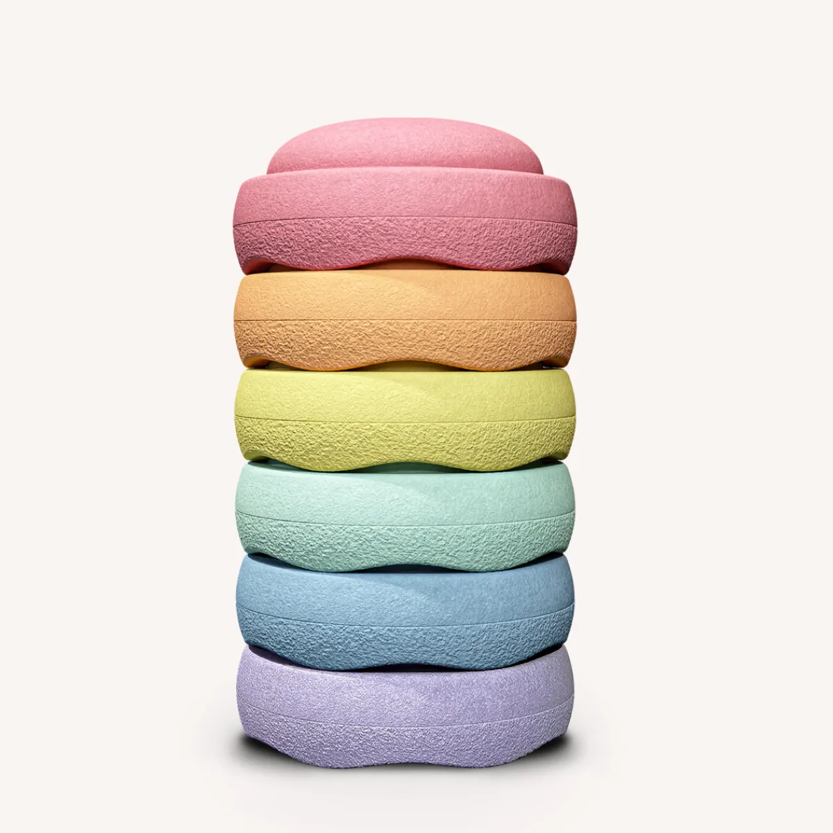 Stapelstein Motoriek | Creativiteit & Fantasie*Original rainbow pastel - 6