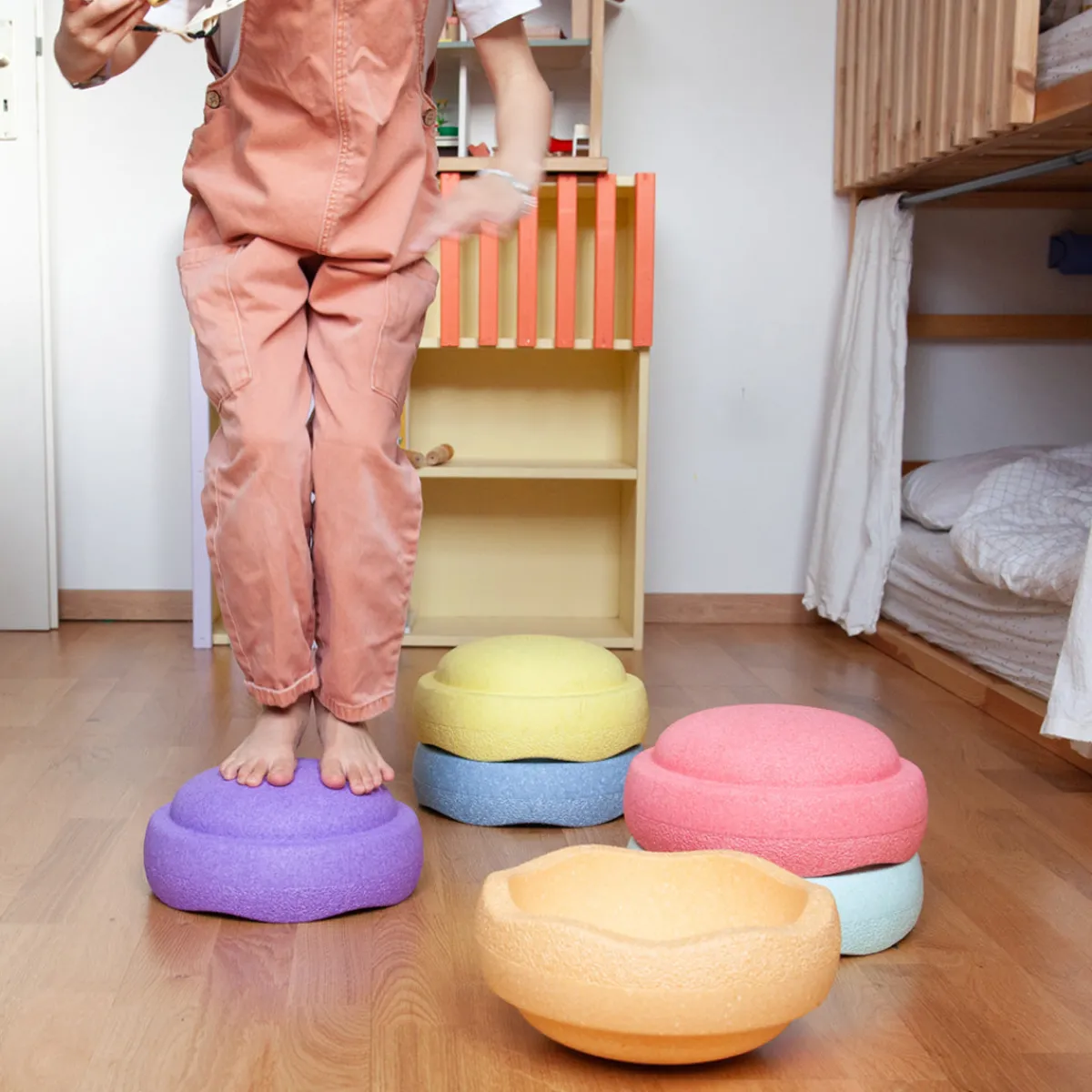 Stapelstein Motoriek | Creativiteit & Fantasie*Original rainbow pastel - 6