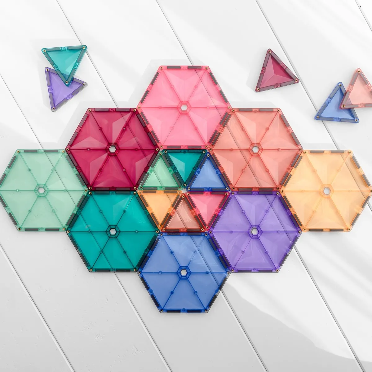 pastel_geometry_pack_deli_2.webp Connetix Ruimtelijk Inzicht | Motoriek*Pastel Geometry Pack 40-delig