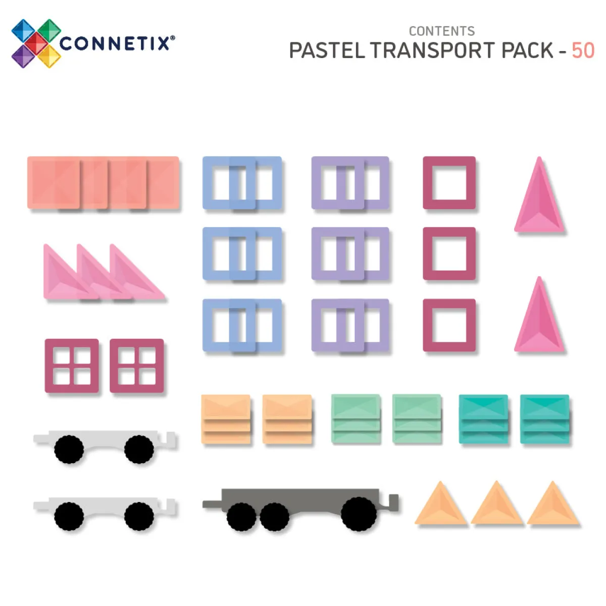 pastel_transport_pack_del_4.webp Connetix Ruimtelijk Inzicht | Motoriek*Pastel Transport Pack 50-delig