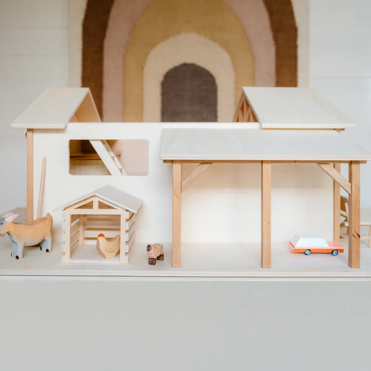 Het houten huis Emoties & Sociaal Gedrag | Creativiteit & Fantasie*Poppenhuis - Barnhouse