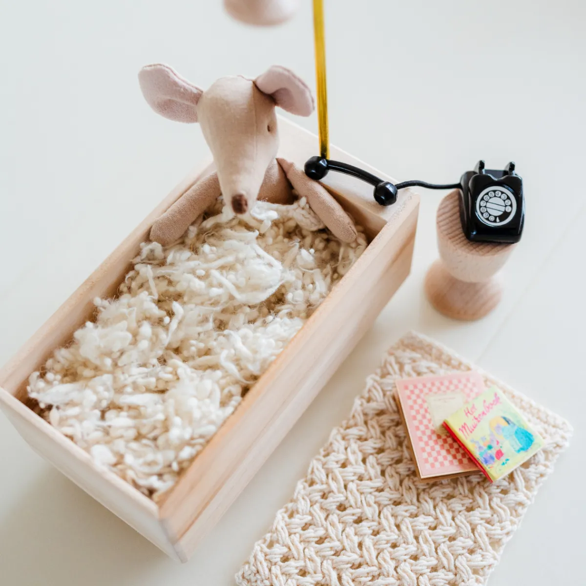 Het houten huis Emoties & Sociaal Gedrag | Creativiteit & Fantasie*Poppenhuis - meubel - badkamer set