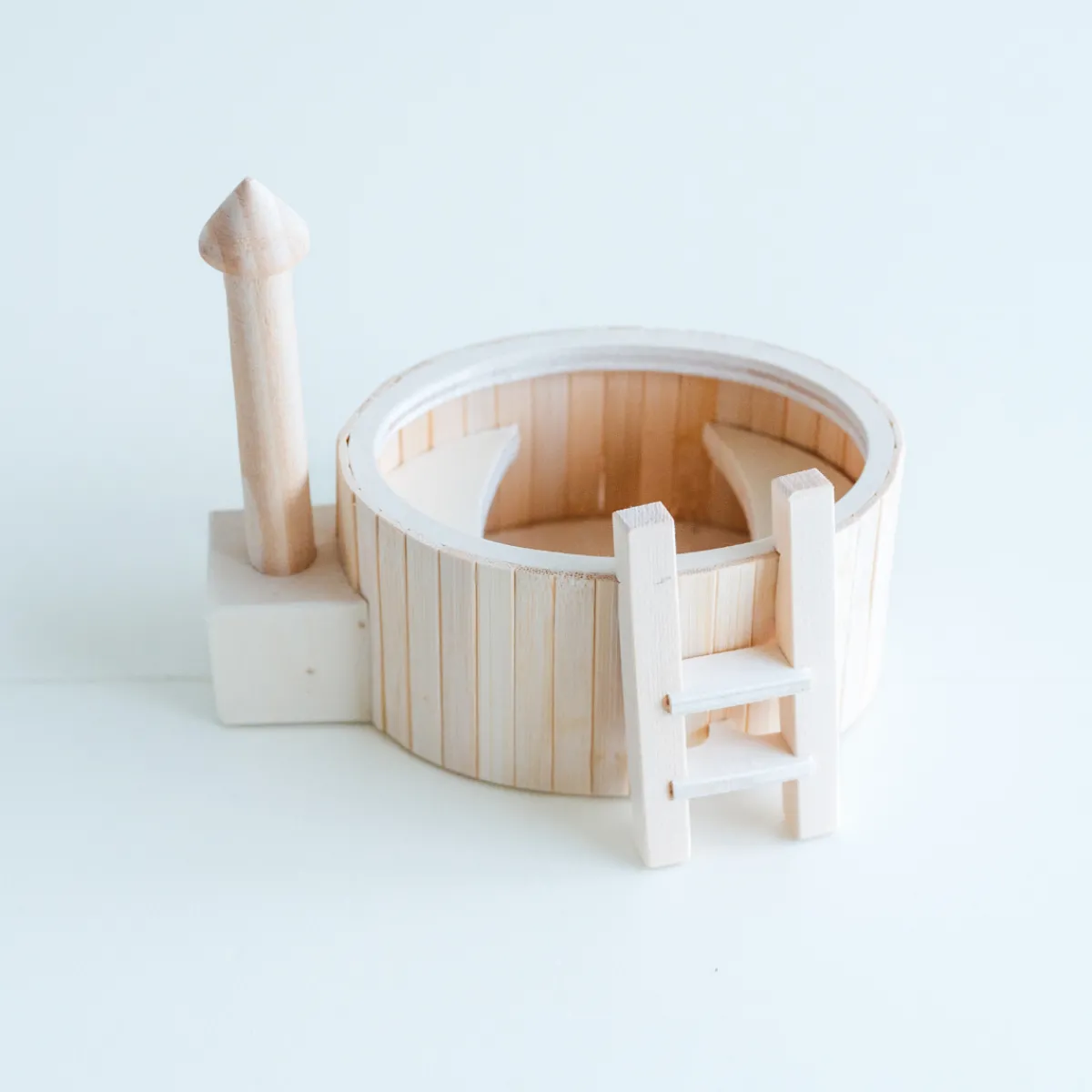 Het houten huis Emoties & Sociaal Gedrag | Creativiteit & Fantasie*Poppenhuis - meubel - hottub