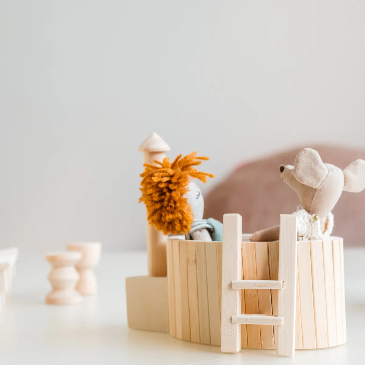 Het houten huis Emoties & Sociaal Gedrag | Creativiteit & Fantasie*Poppenhuis - meubel - hottub
