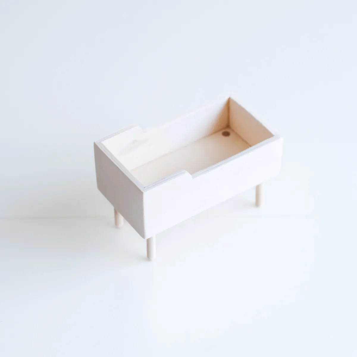 Het houten huis Emoties & Sociaal Gedrag | Creativiteit & Fantasie*Poppenhuis - meubel - ledikant