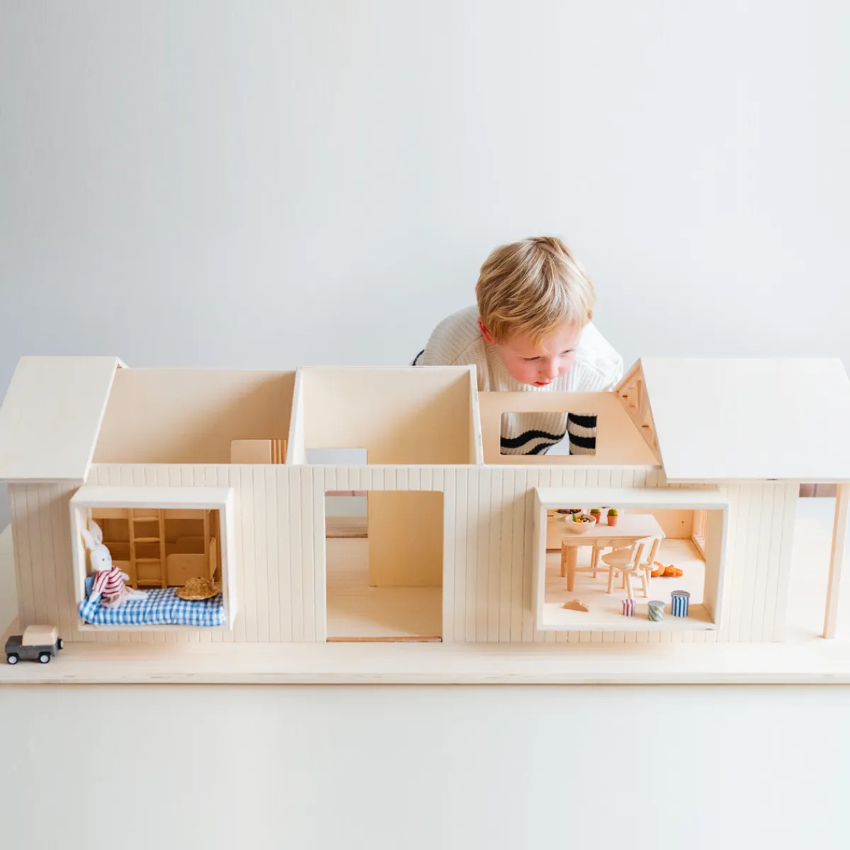 Het houten huis Emoties & Sociaal Gedrag | Creativiteit & Fantasie*Poppenhuis - Schuurwoning