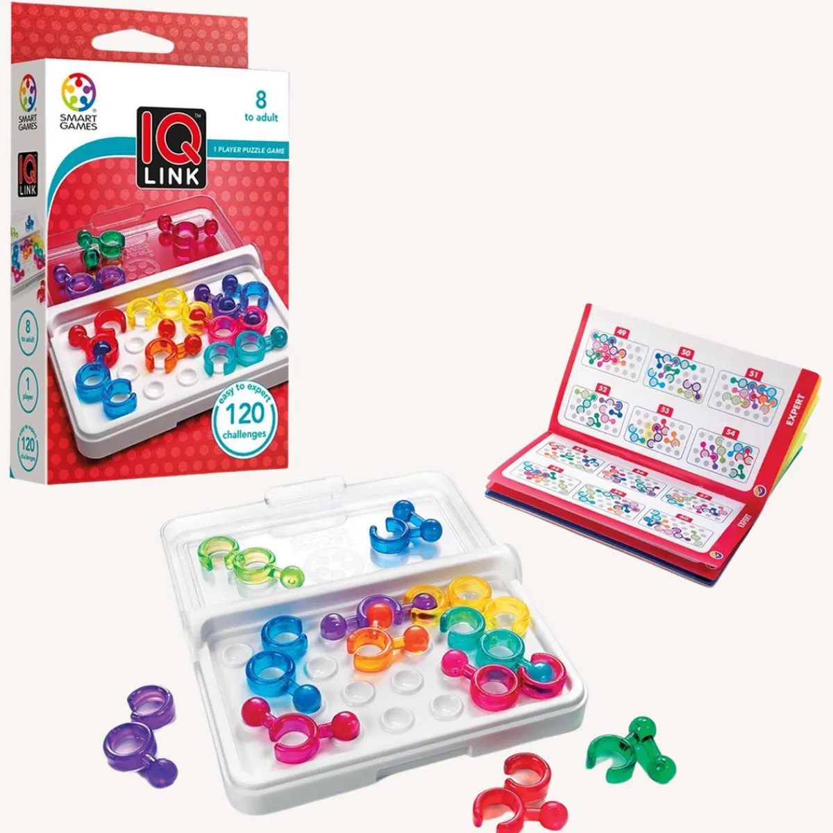 puzzelspel_iq_link_2.webp SmartGames Ruimtelijk Inzicht | Logica & Rekenvaardigheid*Puzzelspel IQ Link