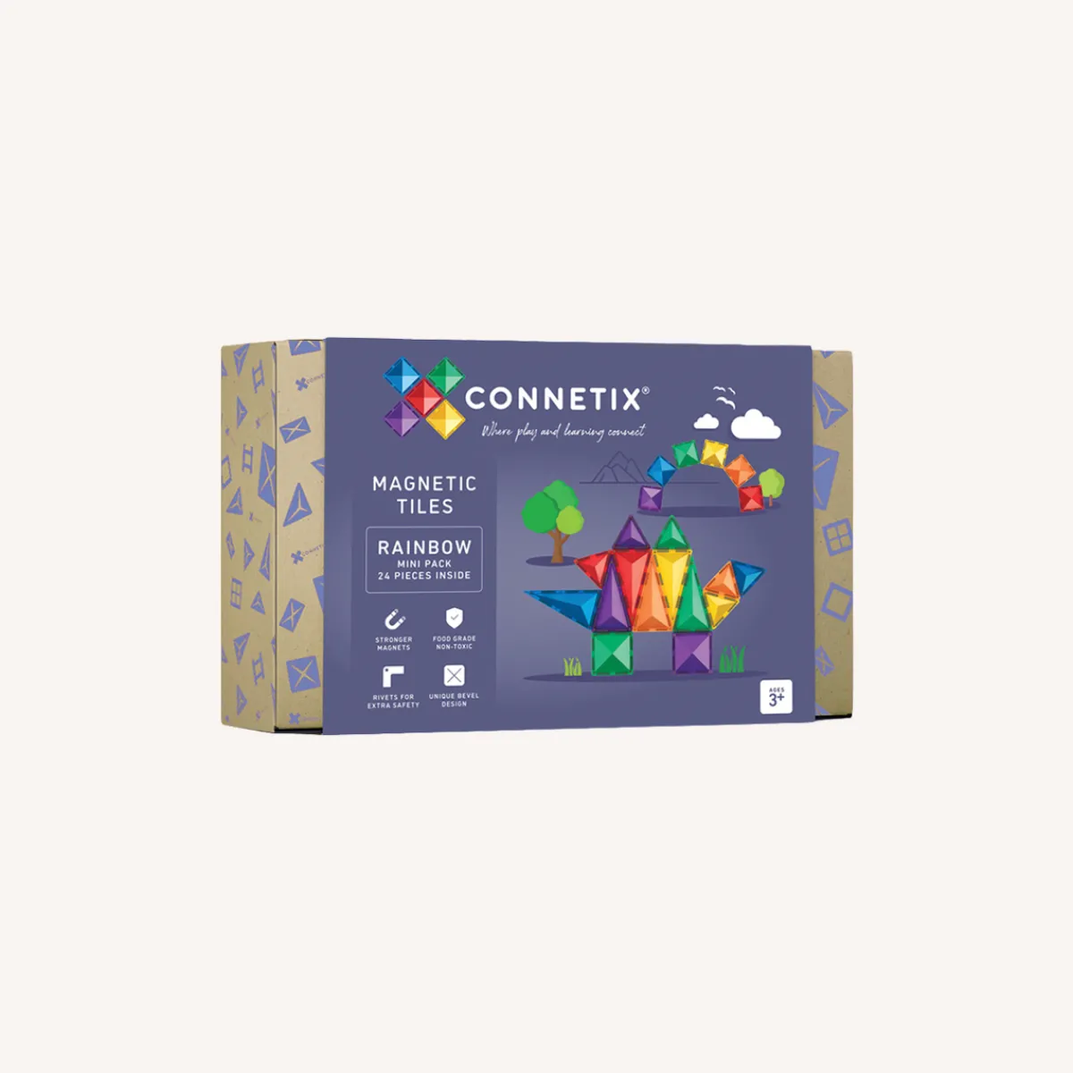 Connetix Ruimtelijk Inzicht | Motoriek*Rainbow Mini Pack 24-delig