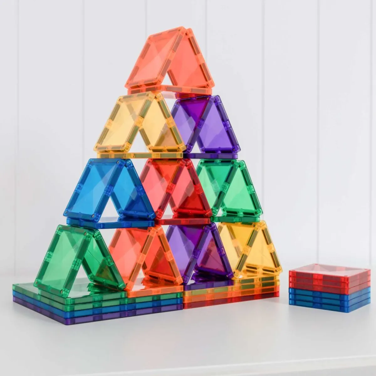 Connetix Ruimtelijk Inzicht | Creativiteit & Fantasie*Rainbow Square Pack 42-delig