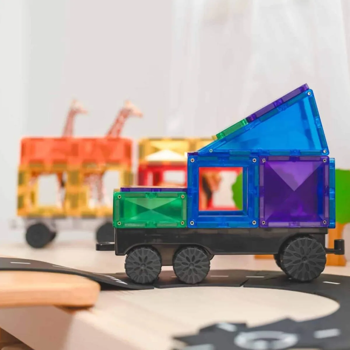 Connetix Ruimtelijk Inzicht | Motoriek*Rainbow Transport Pack 50-delig