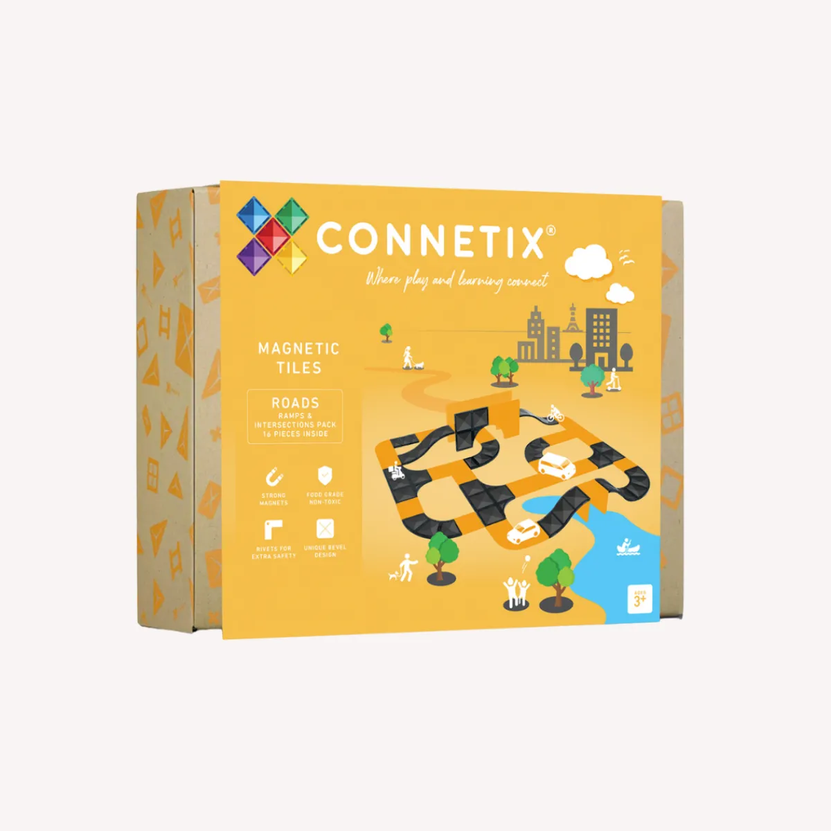 Connetix Ruimtelijk Inzicht | Motoriek*Ramps & Intersections Pack 16 pc