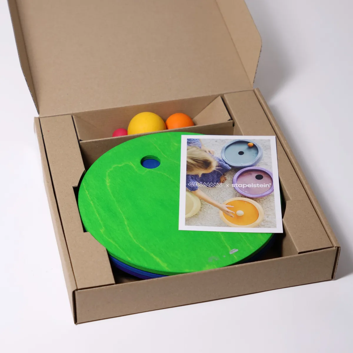 rolling_discs_cool_rainbo_4.webp Grimm's x Stapelstein Ruimtelijk Inzicht | Motoriek*Rolling Discs Cool Rainbow