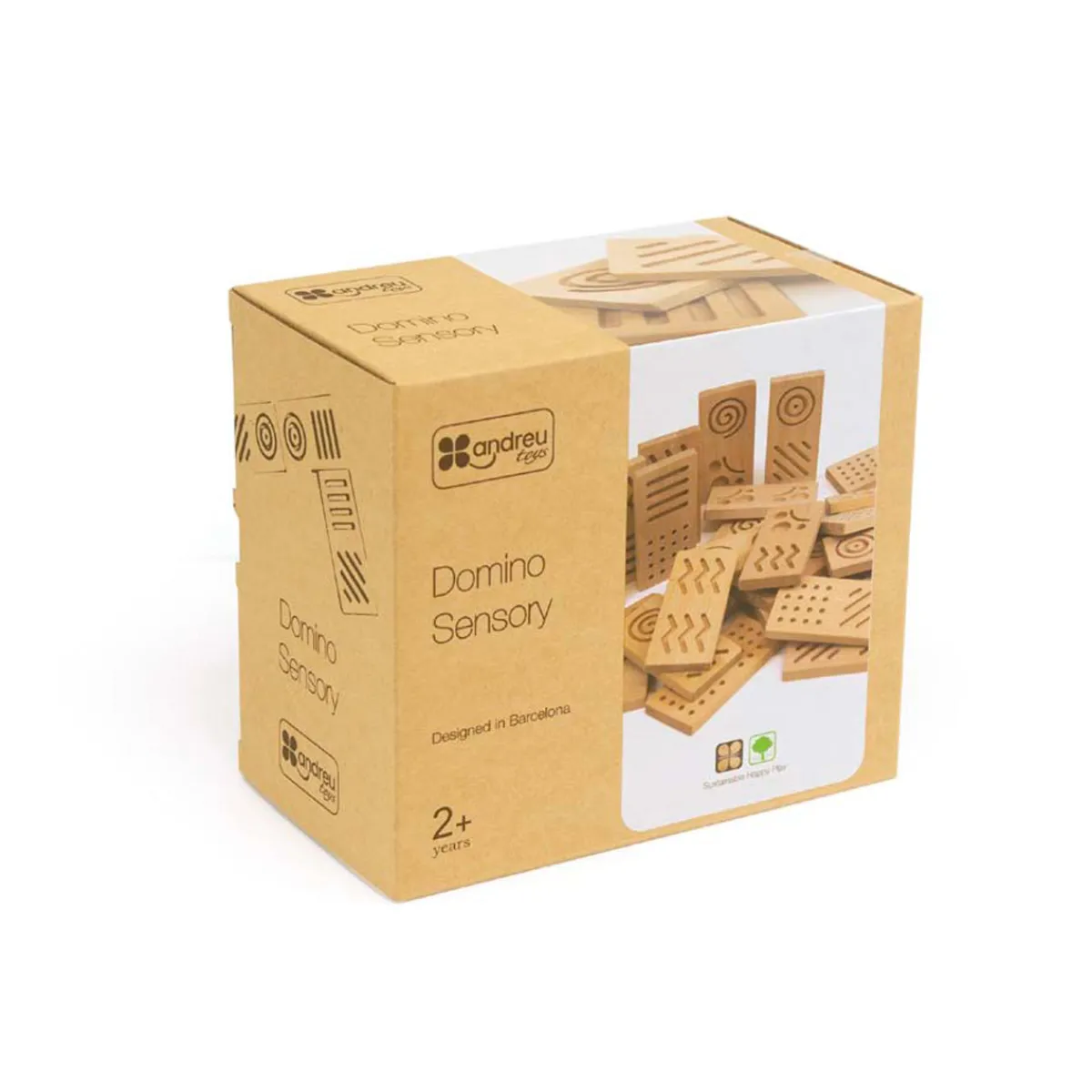 sensorisch_domino_3.webp Andreu toys Zintuigen | Ruimtelijk Inzicht*Sensorisch domino