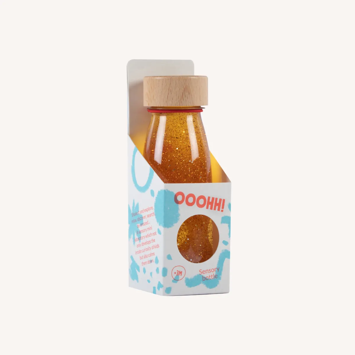 Petit Boum Zintuigen | Motoriek*Sensorische fles float - Curcuma