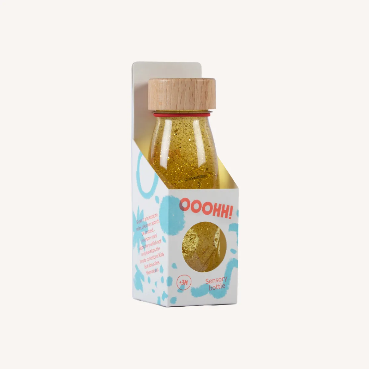 Petit Boum Zintuigen | Motoriek*Sensorische fles float - Gold