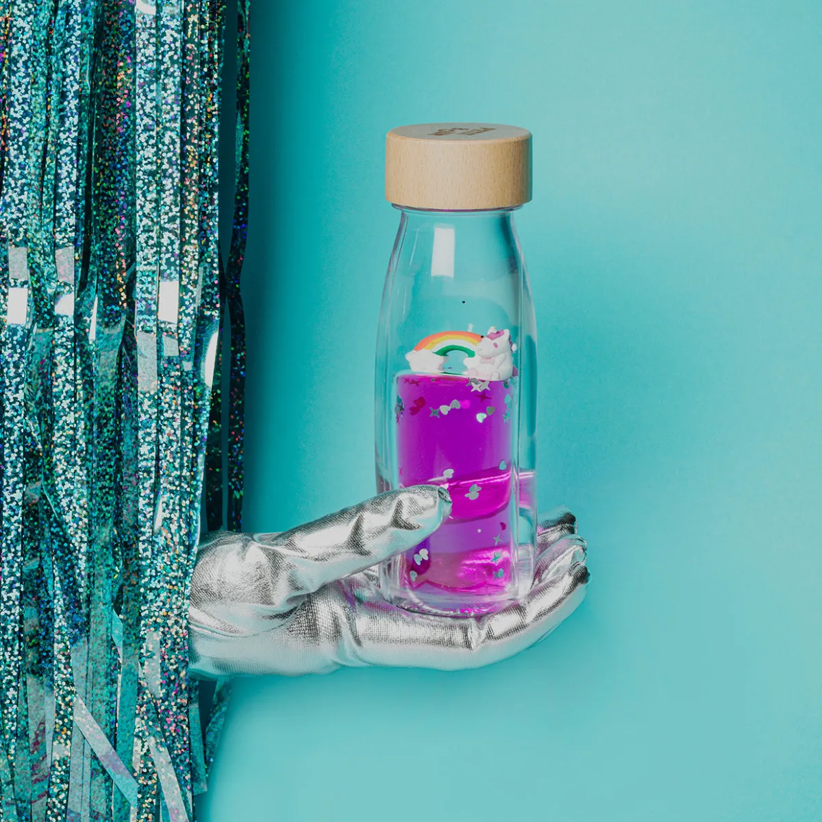 Petit Boum Zintuigen | Motoriek*Sensorische fles move - Magic Rainbow