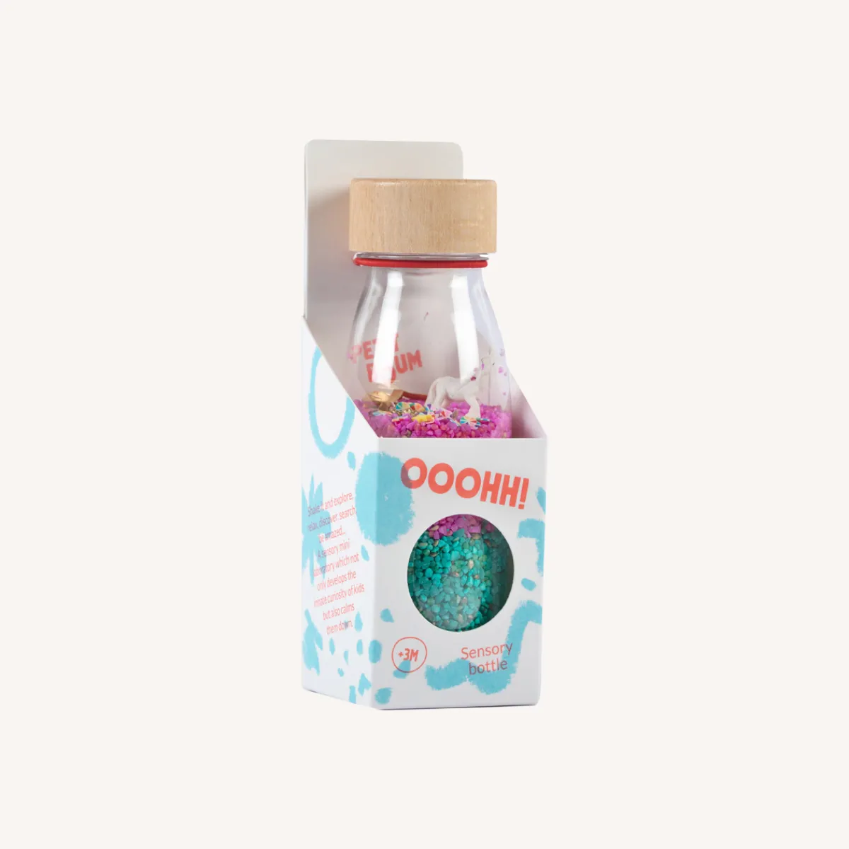 Petit Boum Zintuigen | Motoriek*Sensorische fles sound - Unicorn