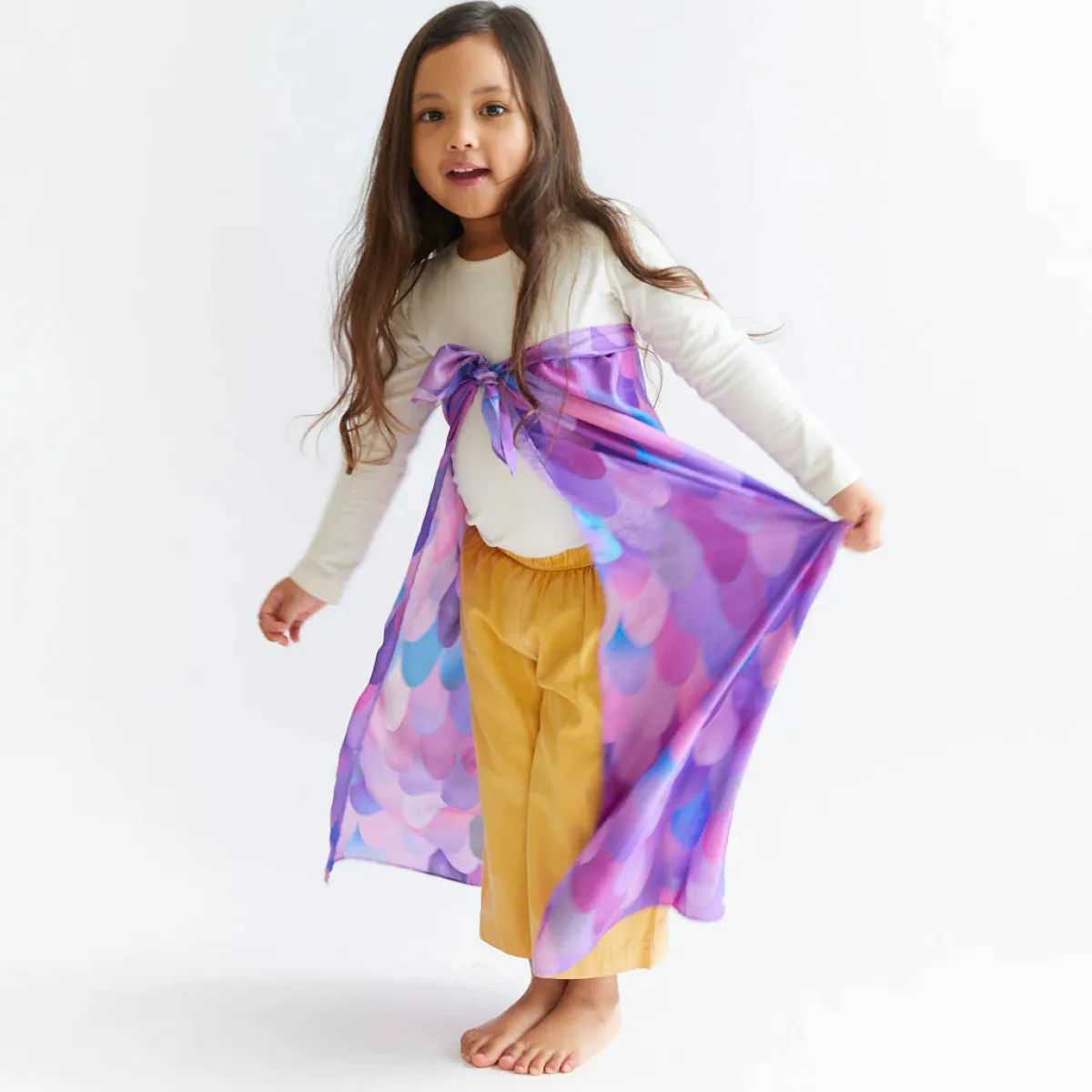 speelzijde_dinosaurus__pa_5.webp Sarah's Silks Zintuigen | Creativiteit & Fantasie*Speelzijde Dinosaurus - paars