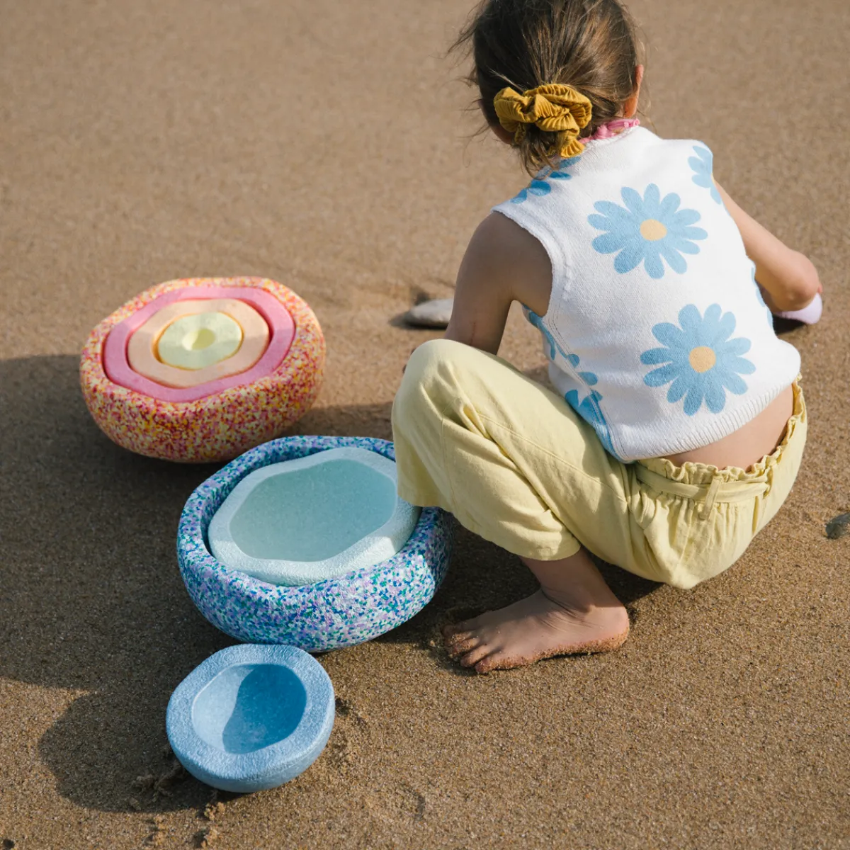 Stapelstein Motoriek | Creativiteit & Fantasie*Summer Special  - Rainbow Set - pastel