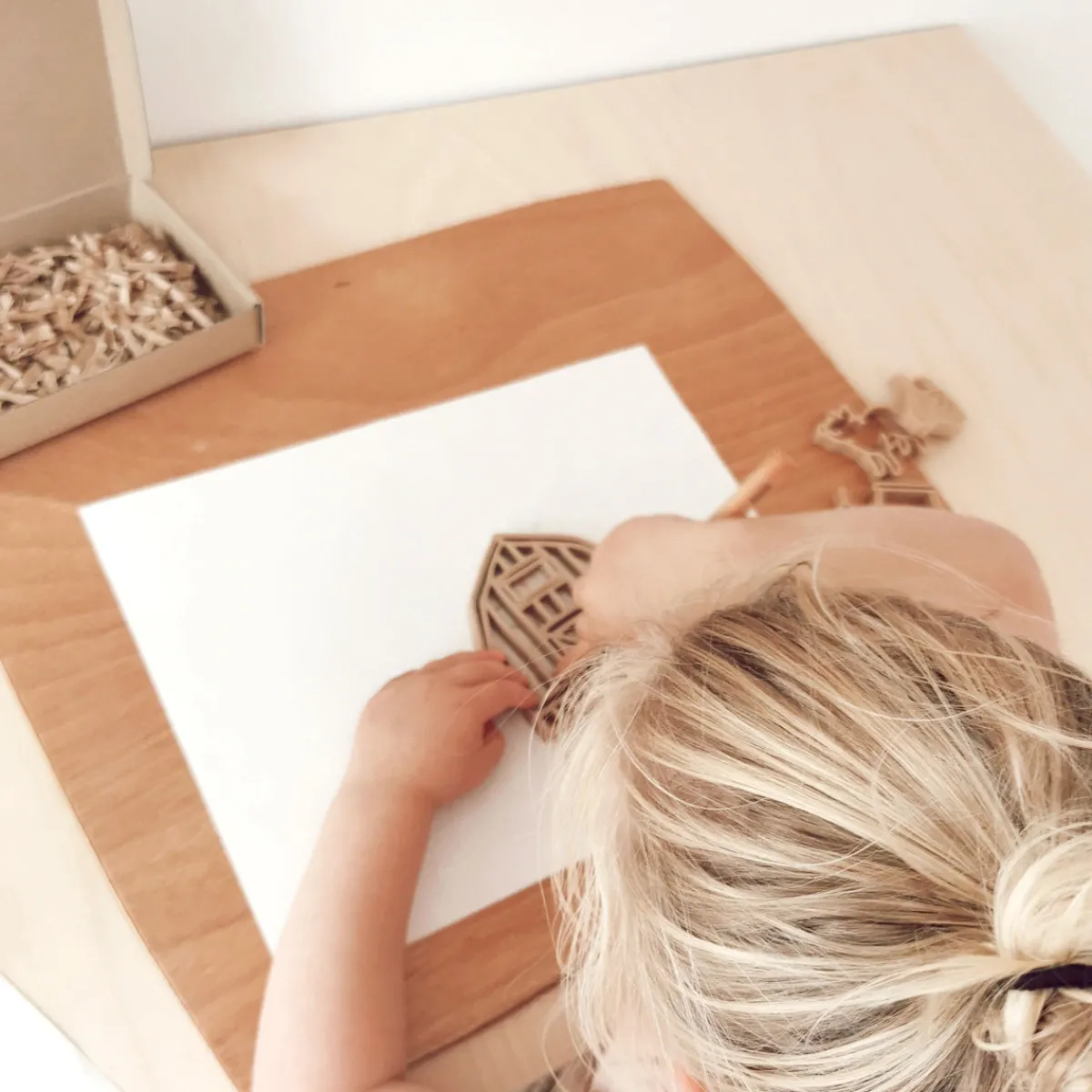 Grennn Creativiteit & Fantasie | 5 Jaar*Teken- & schilderplank - organisch