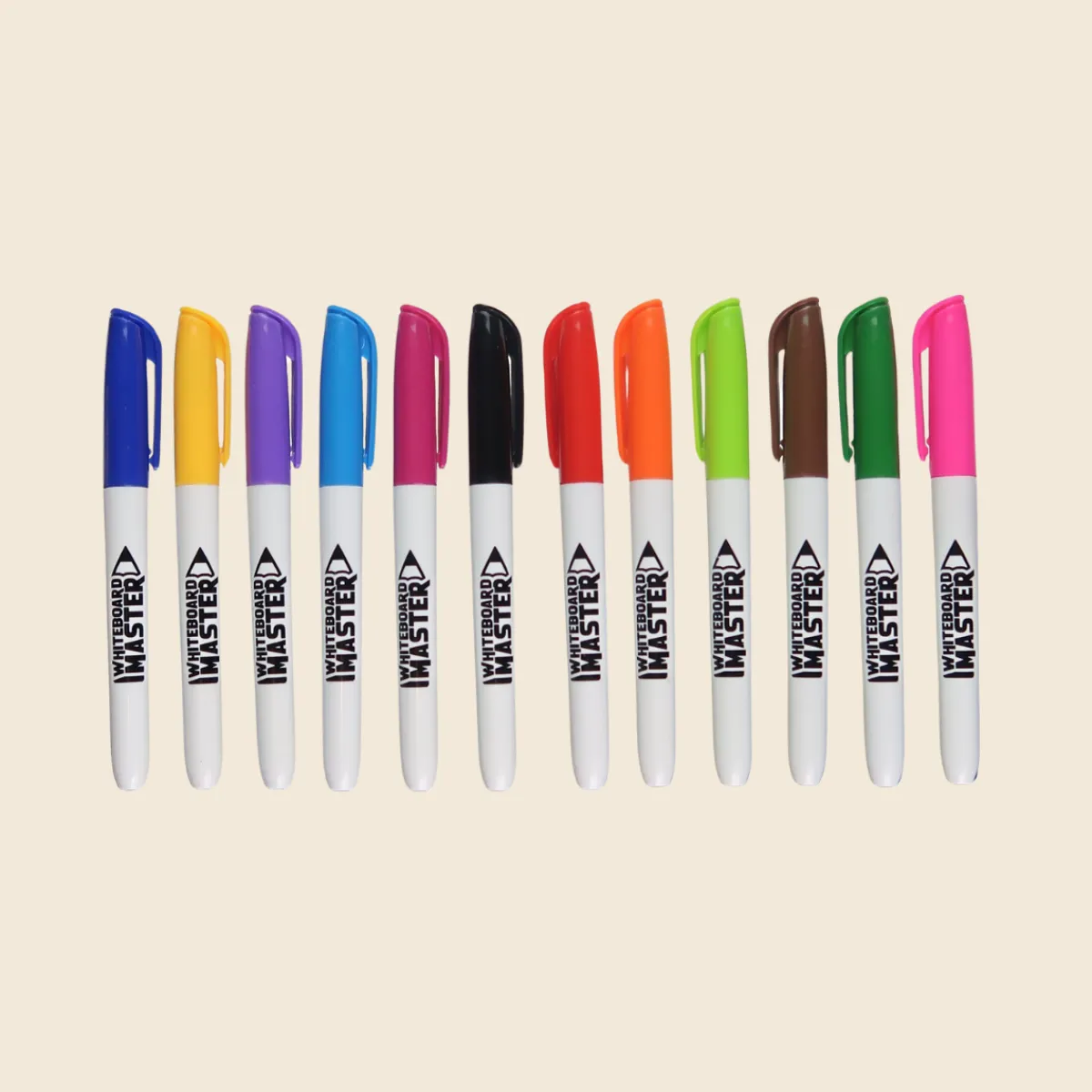 Whiteboard Master Motoriek | Creativiteit & Fantasie*Whiteboard stiften - assorti - 12 stks