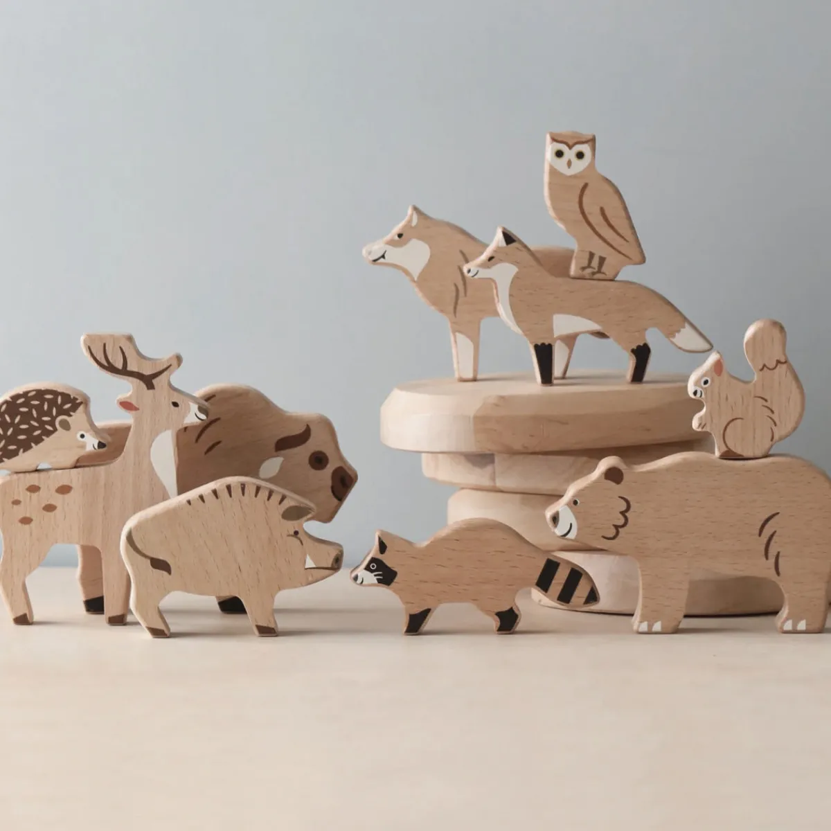 Bajo Milieubewustzijn | Creativiteit & Fantasie*Wilden dieren set - bos