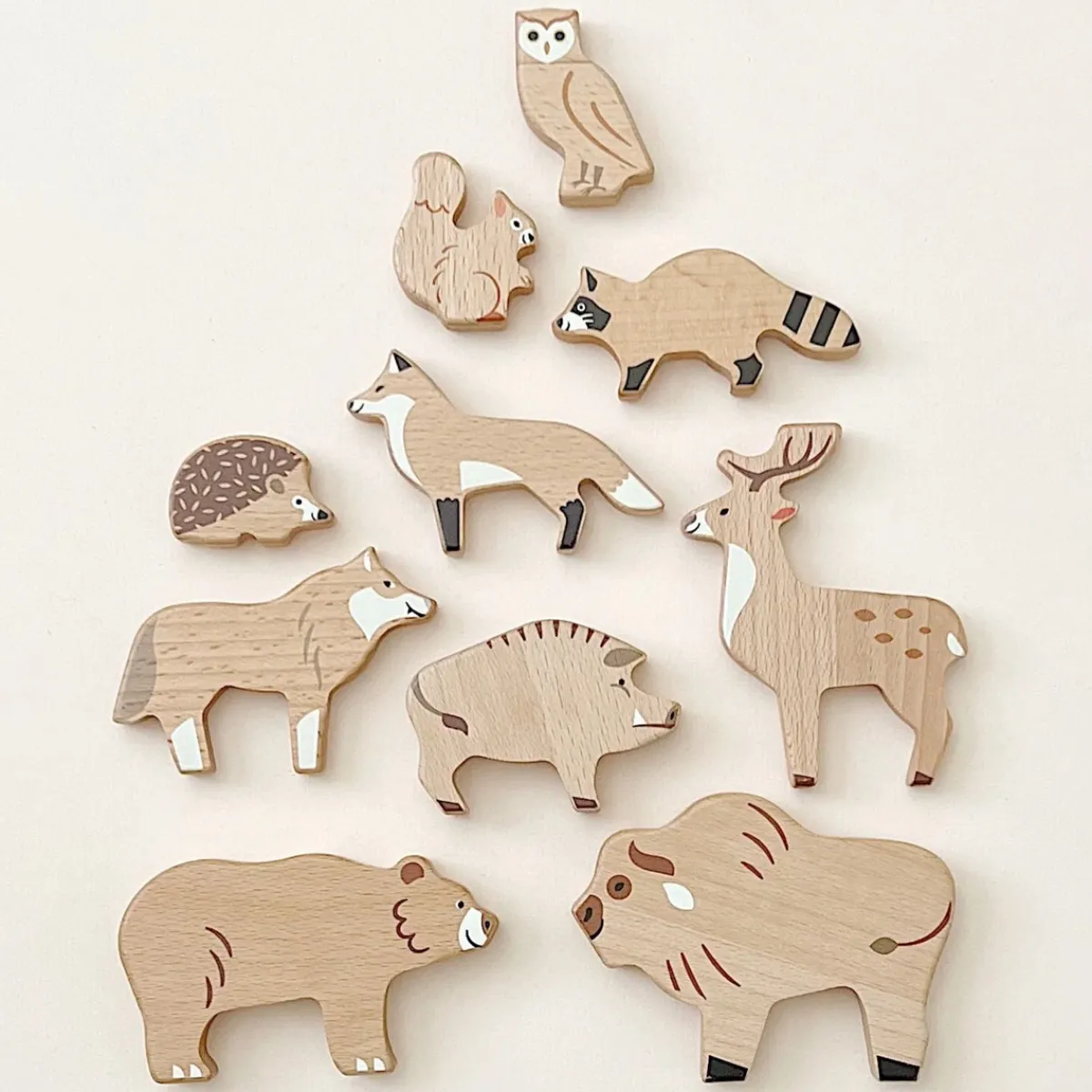Bajo Milieubewustzijn | Creativiteit & Fantasie*Wilden dieren set - bos