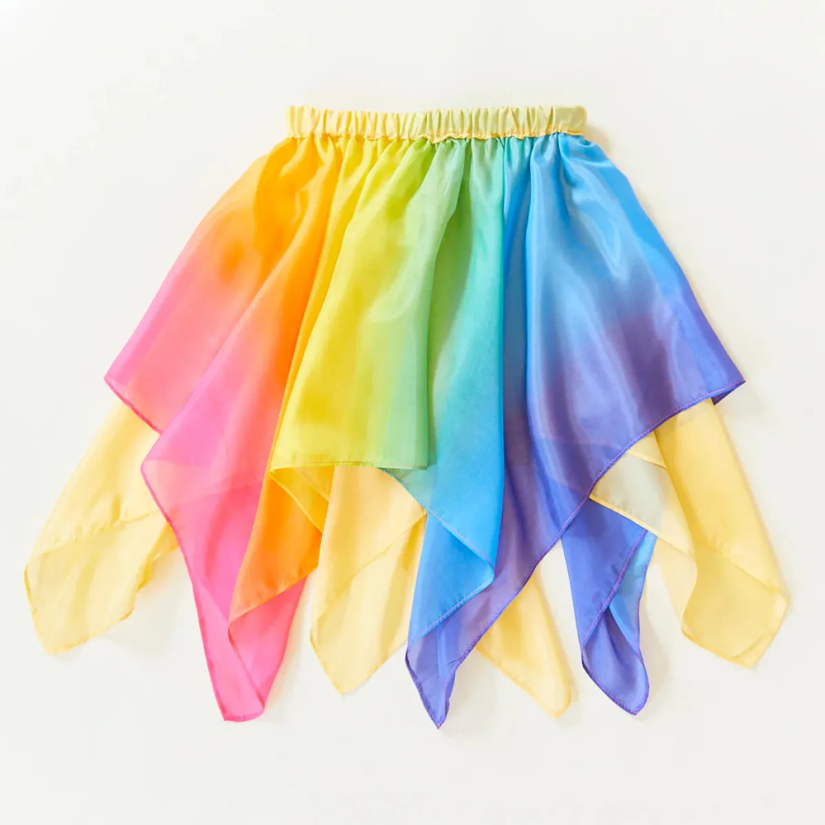 Sarah's Silks Emoties & Sociaal Gedrag | Creativiteit & Fantasie*Zijden Sprookjesrok - regenboog